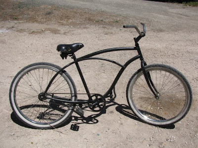 Gay bicycle wheelie picture